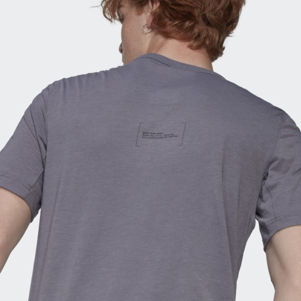 Tee Shirt Trace Gris Adidas