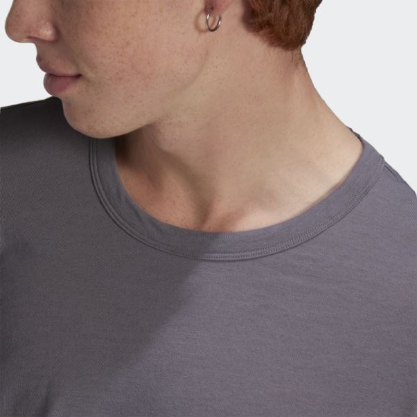 Tee Shirt Trace Gris Adidas