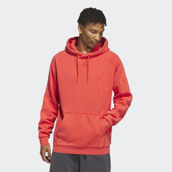 Adidas Sweat à Capuche Poids Plume Shmoofoil Rouge