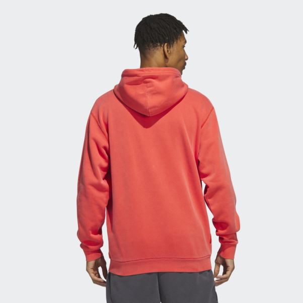 Adidas Sweat à Capuche Poids Plume Shmoofoil Rouge