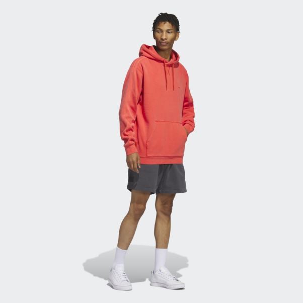 Adidas Sweat à Capuche Poids Plume Shmoofoil Rouge