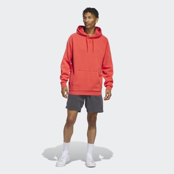 Adidas Sweat à Capuche Poids Plume Shmoofoil Rouge