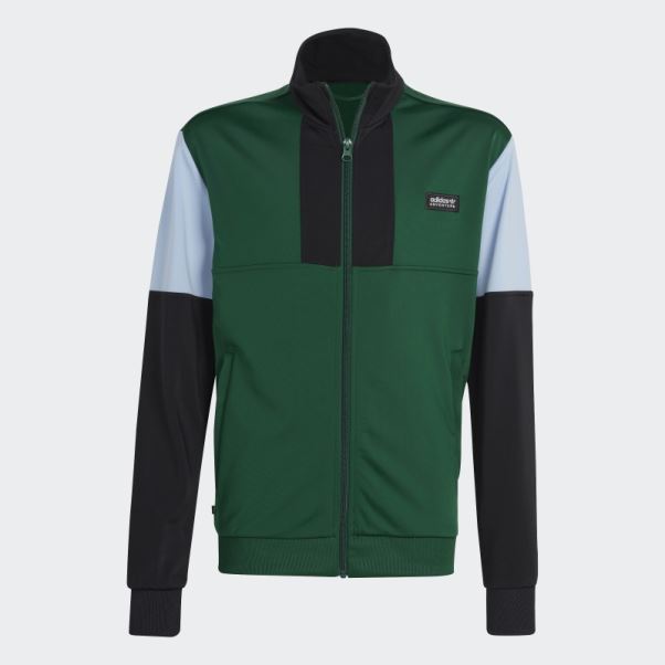Haut De Survêtement Adidas Aventure Vert Foncé Mode