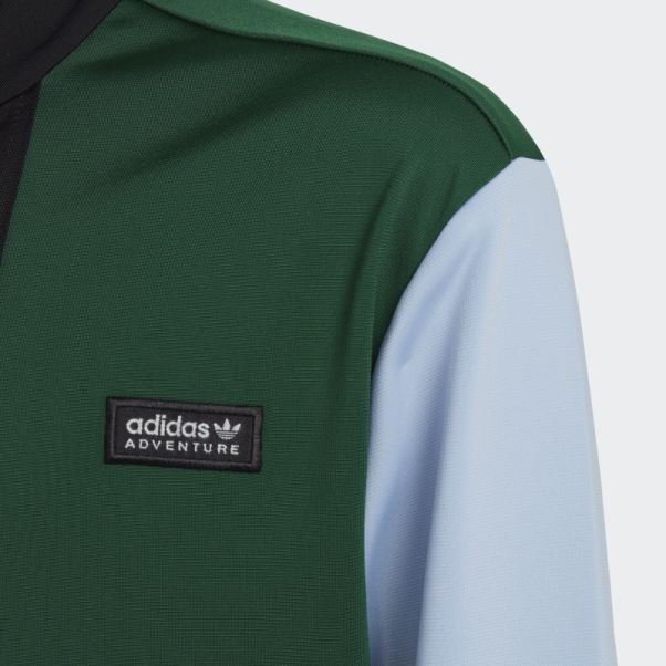 Haut De Survêtement Adidas Aventure Vert Foncé Mode