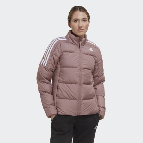 Doudoune Adidas Essentials Mi-épaisse Violette