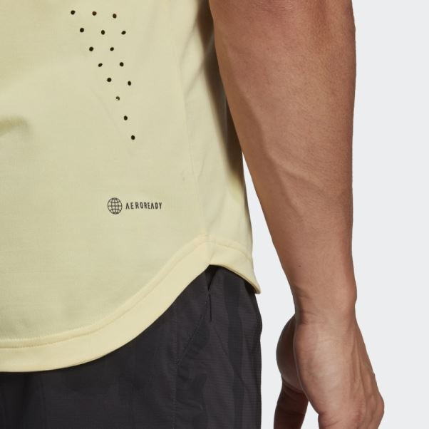 Adidas Tennis New York Freelift Polo Jaune