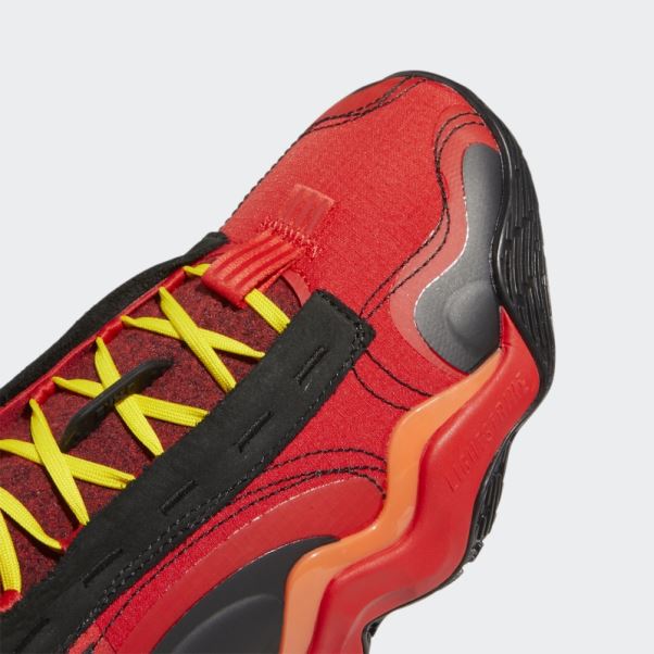 Adidas Super Candace Parker Exhibition B Mid Chaussures De Basket Rouge