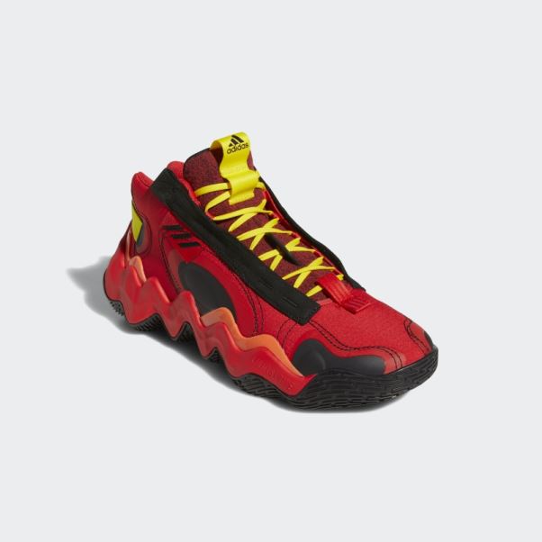 Adidas Super Candace Parker Exhibition B Mid Chaussures De Basket Rouge