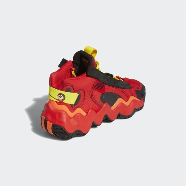 Adidas Super Candace Parker Exhibition B Mid Chaussures De Basket Rouge