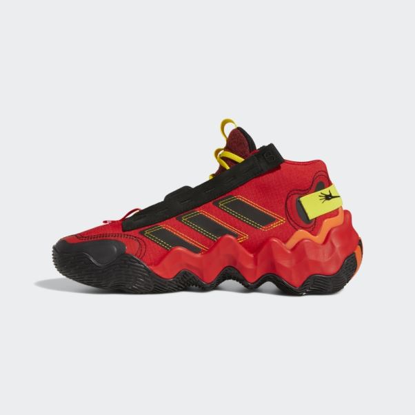 Adidas Super Candace Parker Exhibition B Mid Chaussures De Basket Rouge