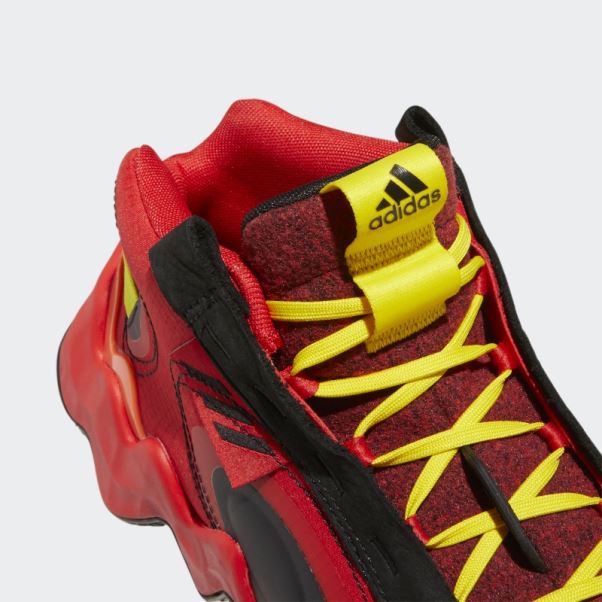 Adidas Super Candace Parker Exhibition B Mid Chaussures De Basket Rouge