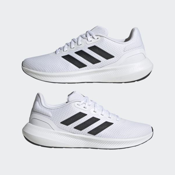 Adidas Runfalcon 3 Cloudfoam Chaussures De Course Basses Blanc