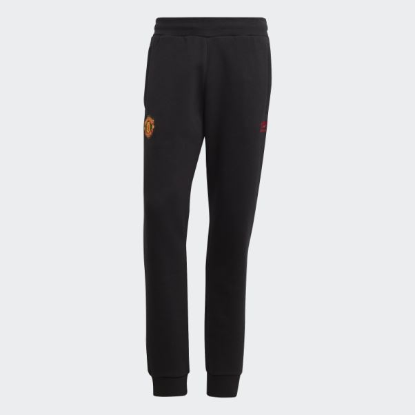 Pantalon De Survêtement Manchester United Essentials Trèfle Noir Adidas