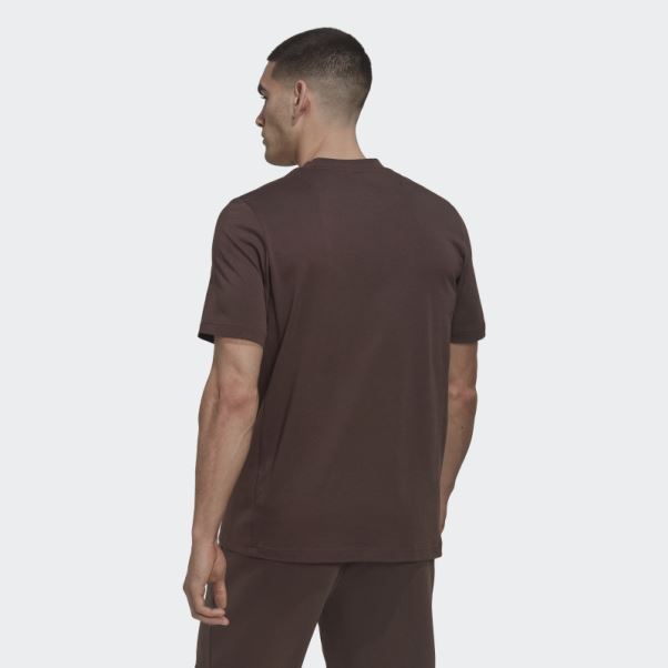T-shirt Adidas Studio Lounge Marron
