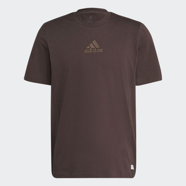 T-shirt Adidas Studio Lounge Marron
