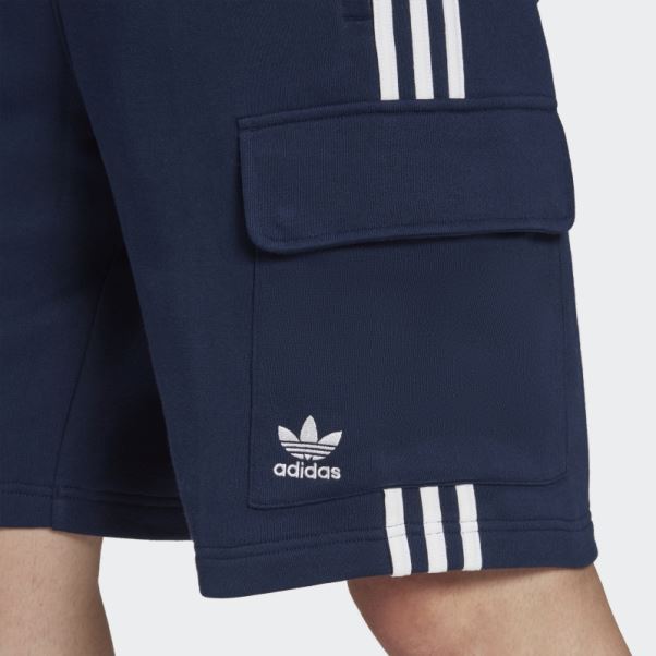 Adicolor Classics Short Cargo à 3 Bandes Indigo Nuit Adidas