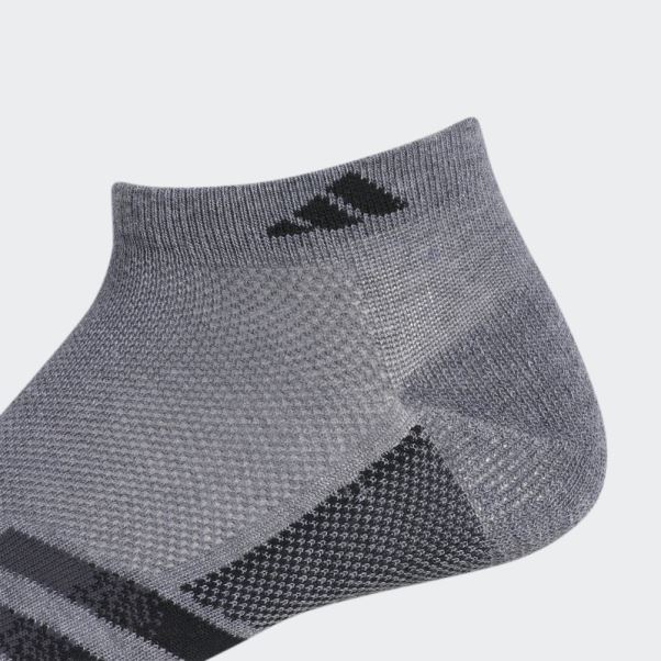 Chaussettes Basses Adidas Superlite Stripe Grises 3 Paires