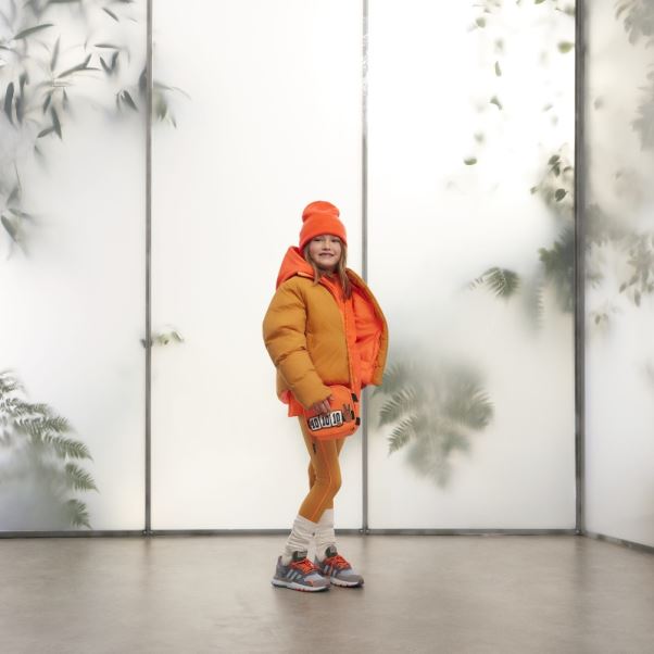 Doudoune En Nylon Léger Adidas Orange Focus