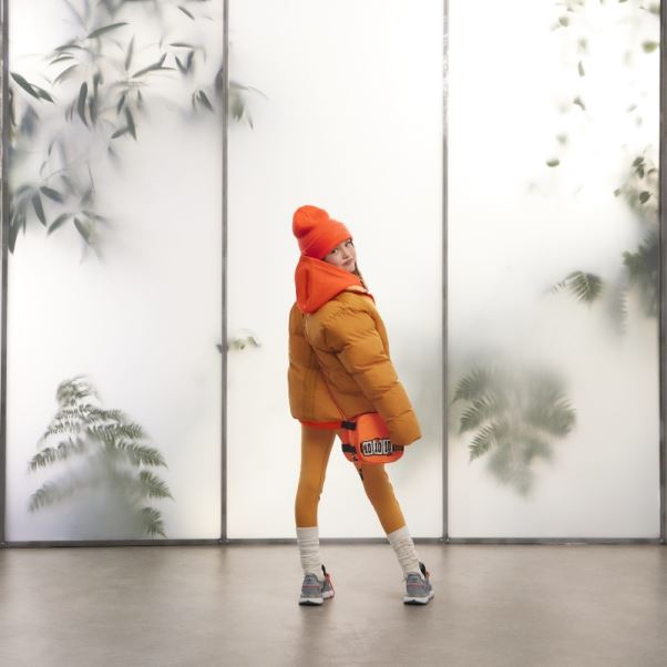 Doudoune En Nylon Léger Adidas Orange Focus