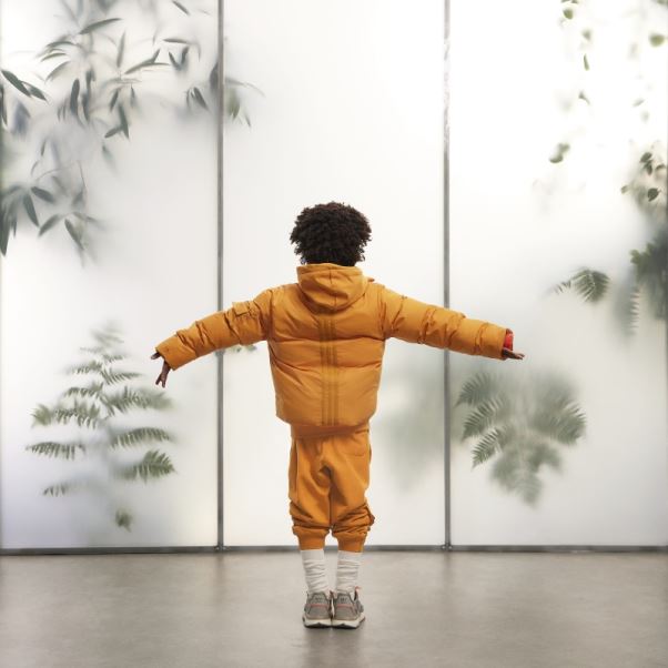Doudoune En Nylon Léger Adidas Orange Focus