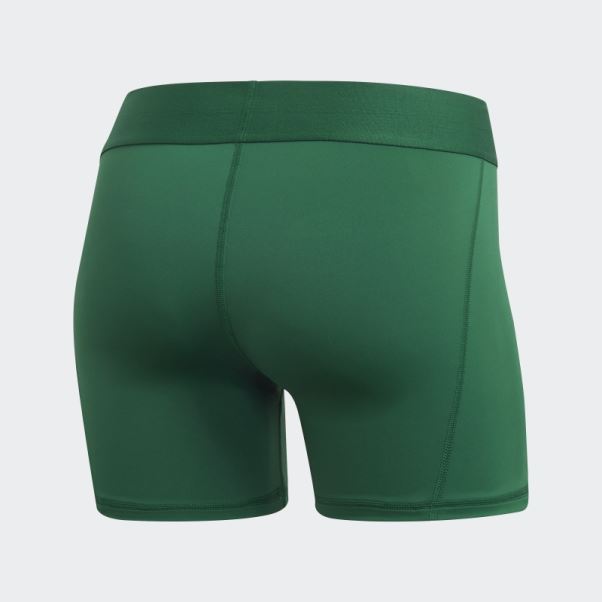 Short De Volleyball Techfit Adidas Vert Foncé