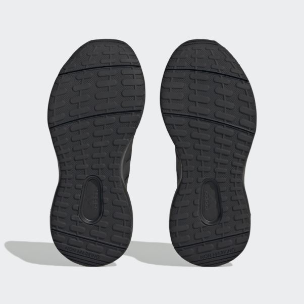 Adidas Fortarun 2.0 Cloudfoam Elastic Lace Top Strap Carbone Chaussures