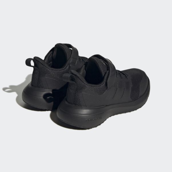 Adidas Fortarun 2.0 Cloudfoam Elastic Lace Top Strap Chaussures Carbone