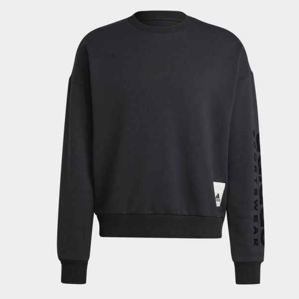 Sweat Polaire Lounge Noir Adidas