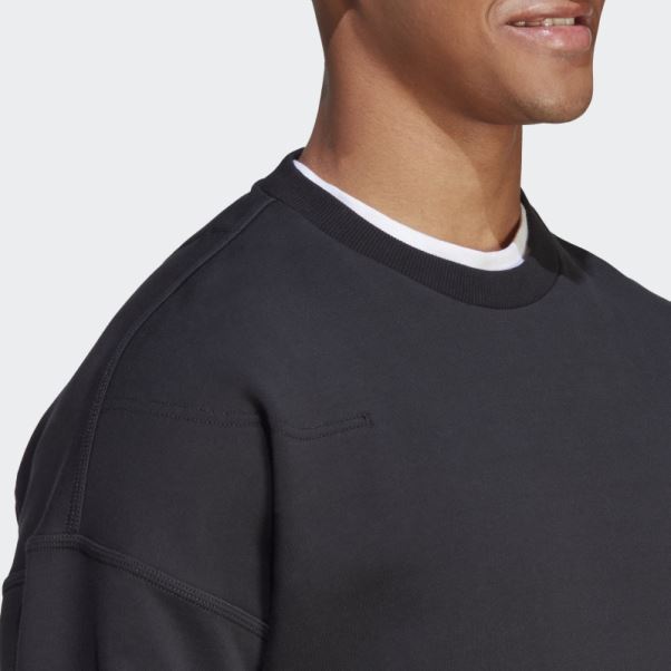 Sweat Polaire Lounge Noir Adidas