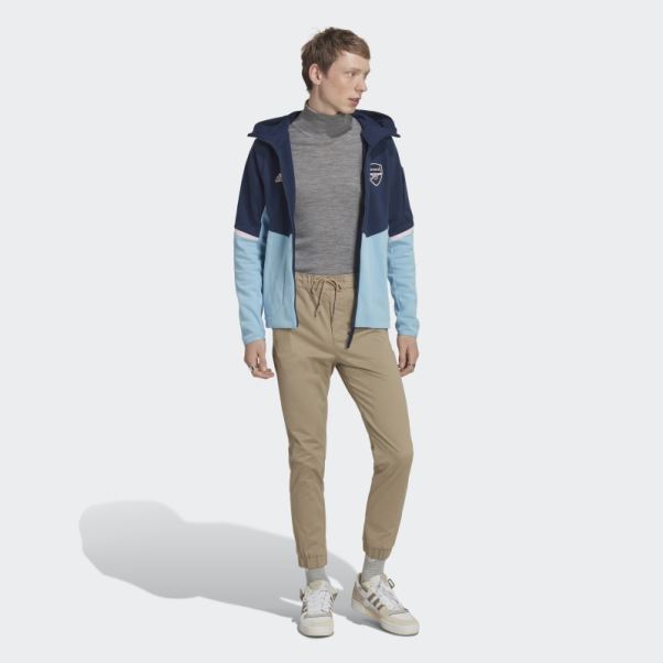 Veste Hymne Arsenal Bleu Marine Adidas