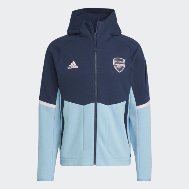 Veste Hymne Arsenal Bleu Marine Adidas