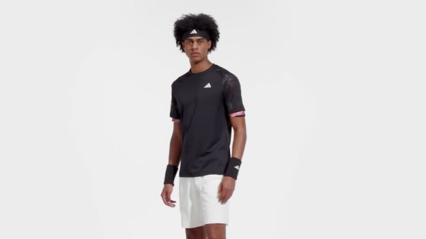 Melbourne Tennis Heat.rdy Raglan Tee Adidas Noir
