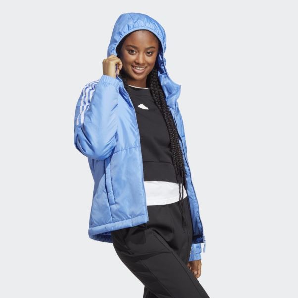 Veste à Capuche Isolée Essentials Adidas Bleu