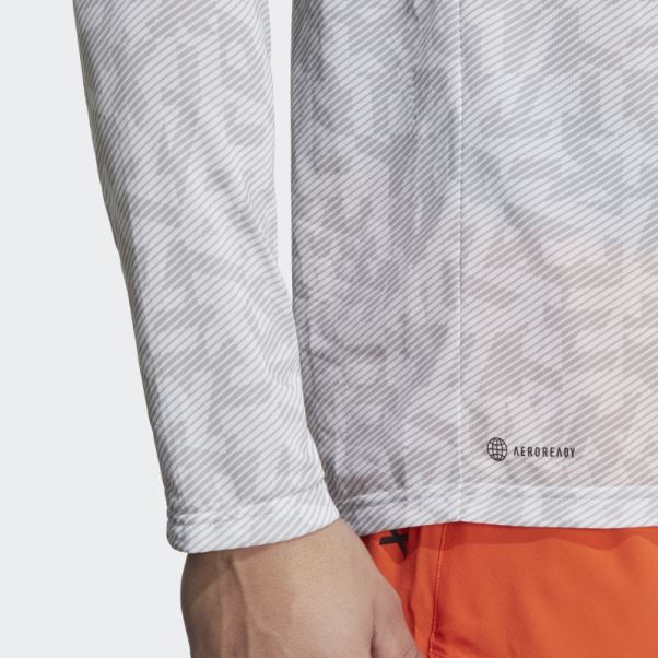 Tee Shirt Manches Longues Terrex Trail Running Adidas Blanc