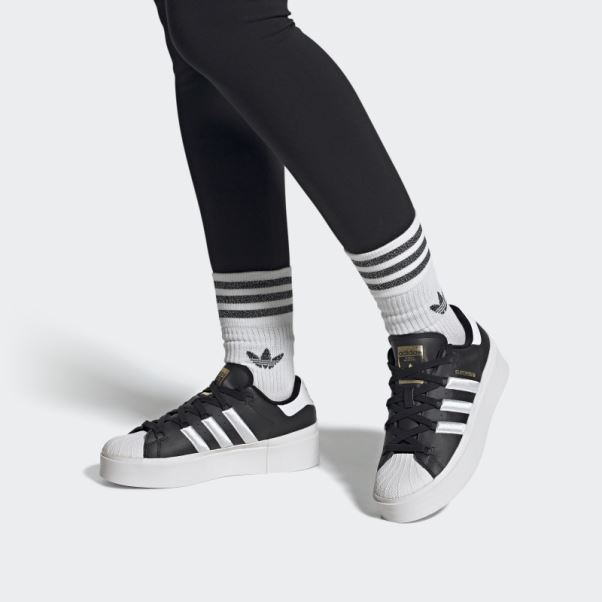 Superstar Bonega Chaussures Adidas Noir