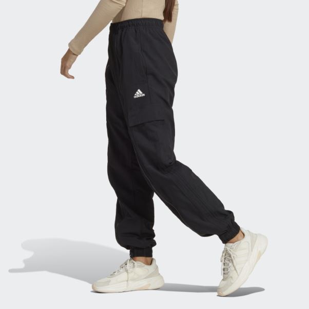 Pantalon Cargo Polyvalent Tissé Adidas Dance Noir