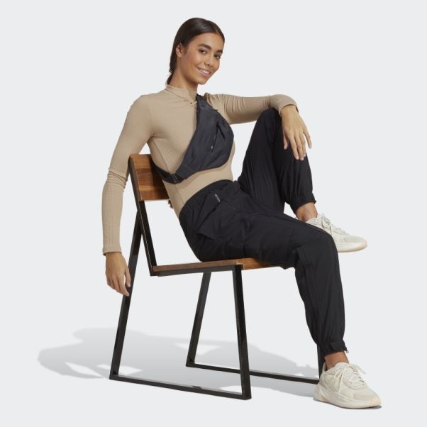 Pantalon Cargo Polyvalent Tissé Adidas Dance Noir