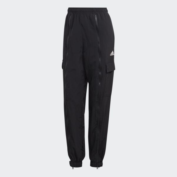 Pantalon Cargo Polyvalent Tissé Adidas Dance Noir