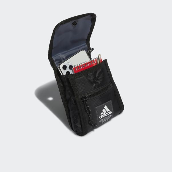 Pochette Tour De Cou Sac Bandoulière Adidas Noir