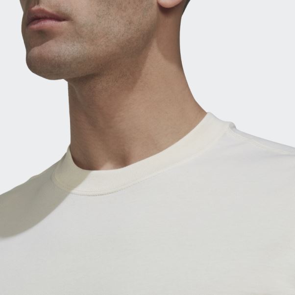 Adidas T-shirt Grand Badge De Sport Non Teint (non Genré)