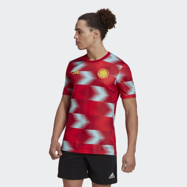 Maillot Pré-match Adidas Colombia Multicolore