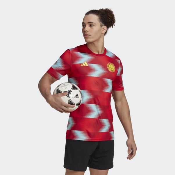 Maillot Pré-match Adidas Colombia Multicolore