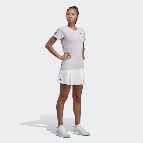 Jupe Plissée Club Tennis Adidas Blanc