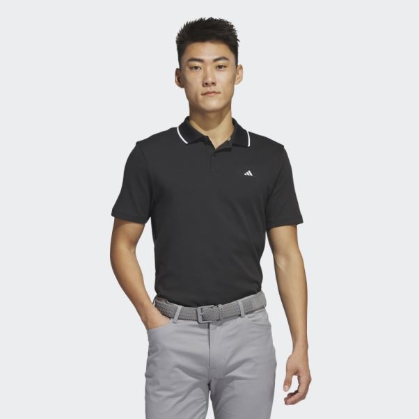 Polo De Golf Adidas Go-to Piqué Noir