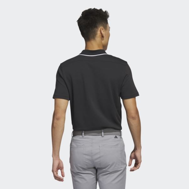 Polo De Golf Adidas Go-to Piqué Noir
