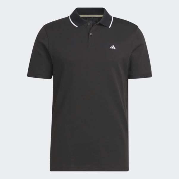 Polo De Golf Adidas Go-to Piqué Noir