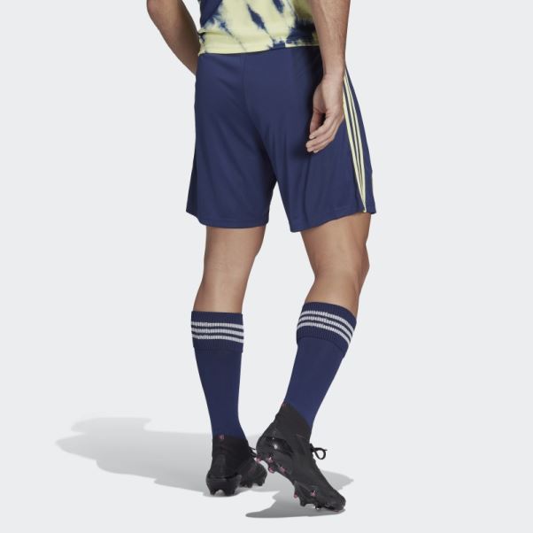 Short Adidas Leeds United Fc 22/23 Extérieur Bleu Foncé