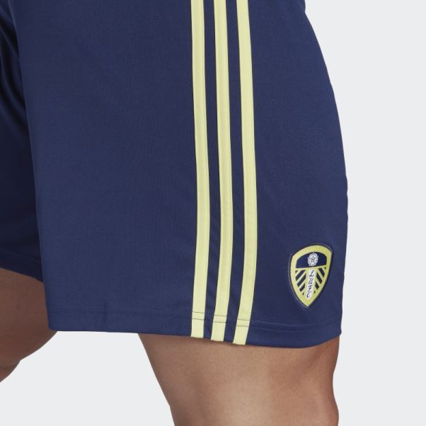 Short Adidas Leeds United Fc 22/23 Extérieur Bleu Foncé
