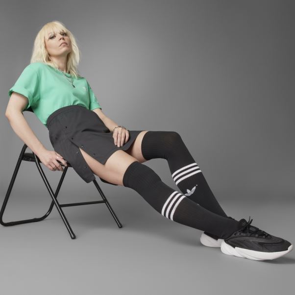 Jupe à Boutons-pression Toujours Originale Adidas Noir