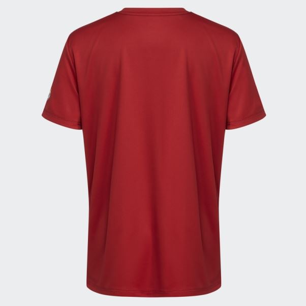 Tee Shirt New York Red Bulls Adidas Rouge